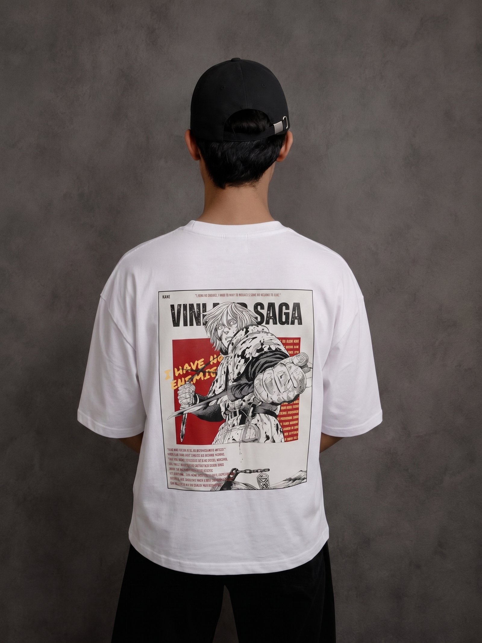 White NOX tee back